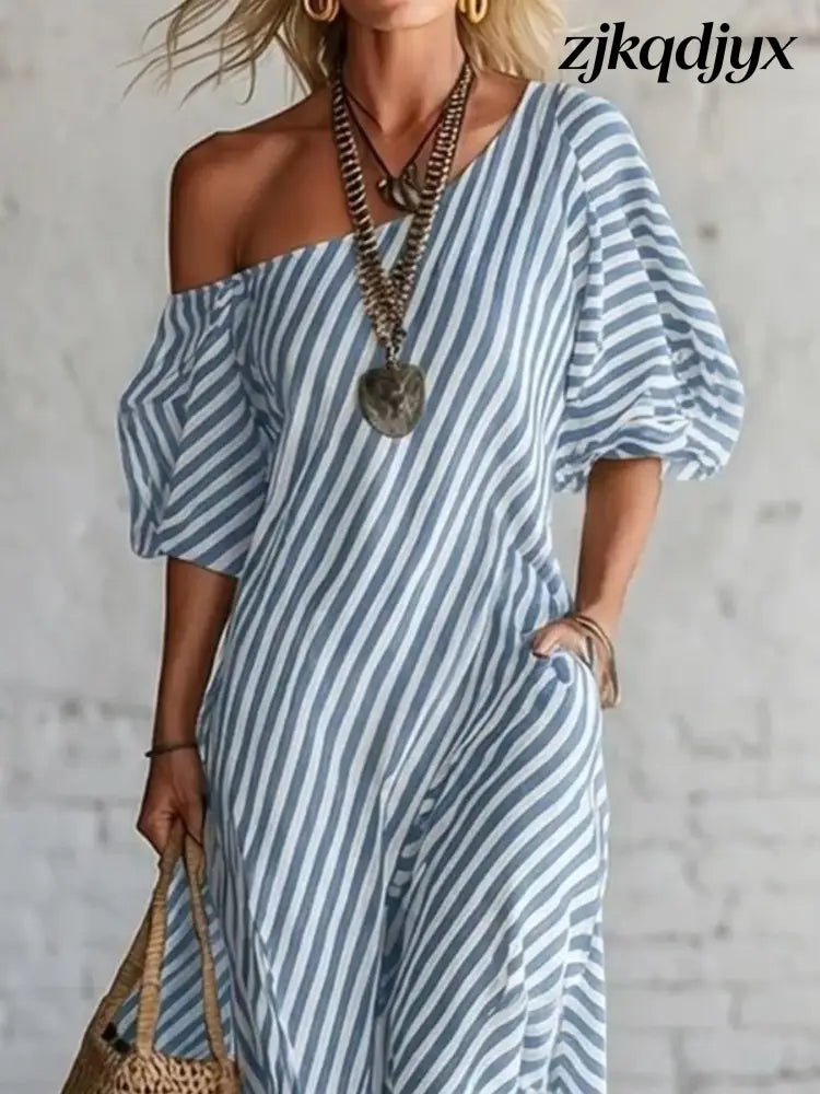 Off The Shoulder Maxi Dress