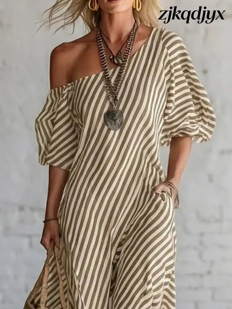 Off The Shoulder Maxi Dress