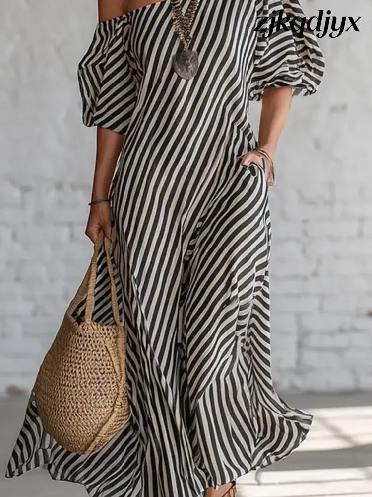 Off The Shoulder Maxi Dress