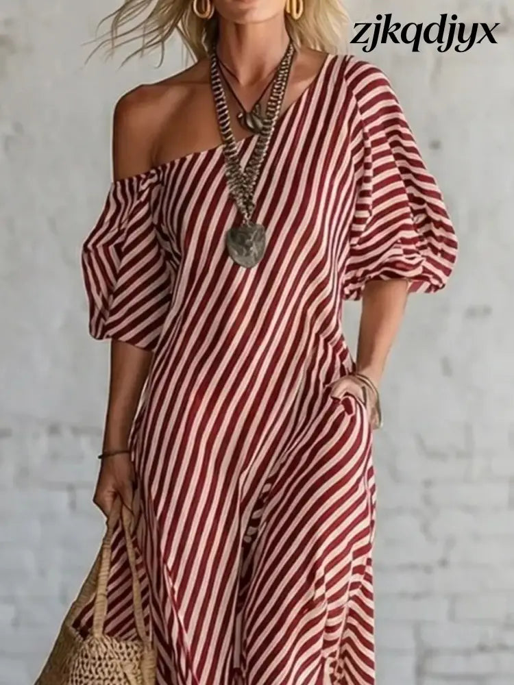 Off The Shoulder Maxi Dress