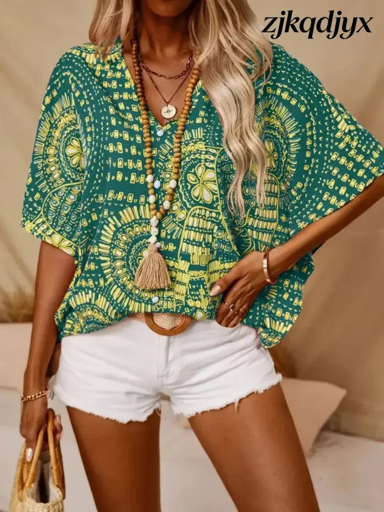 The Cabo Top - Green / S