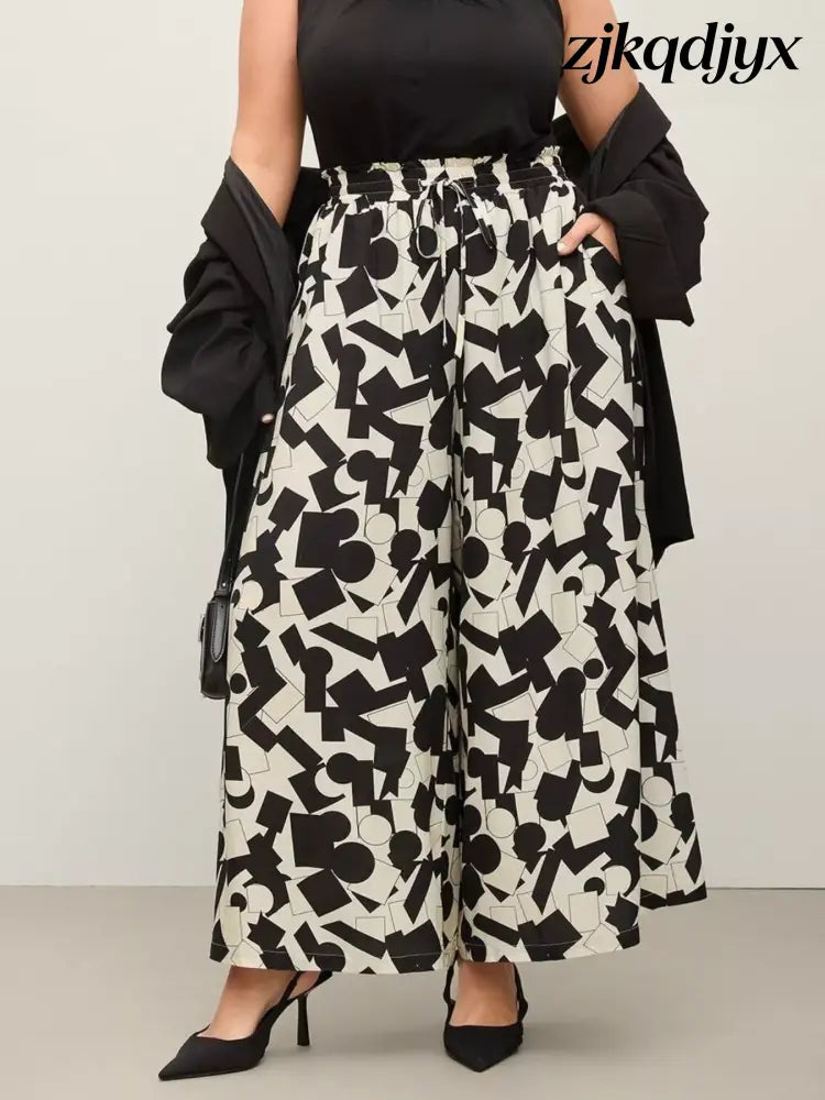 The Soho Wide Leg Pants Plus Size