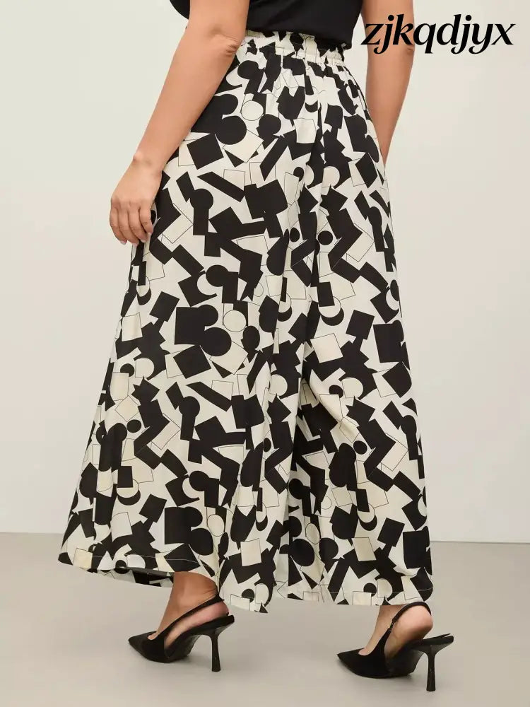 The Soho Wide Leg Pants Plus Size