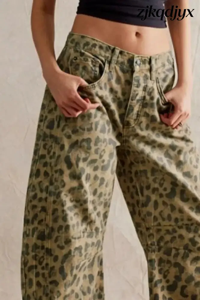 Wide Leg Barrel Jeans