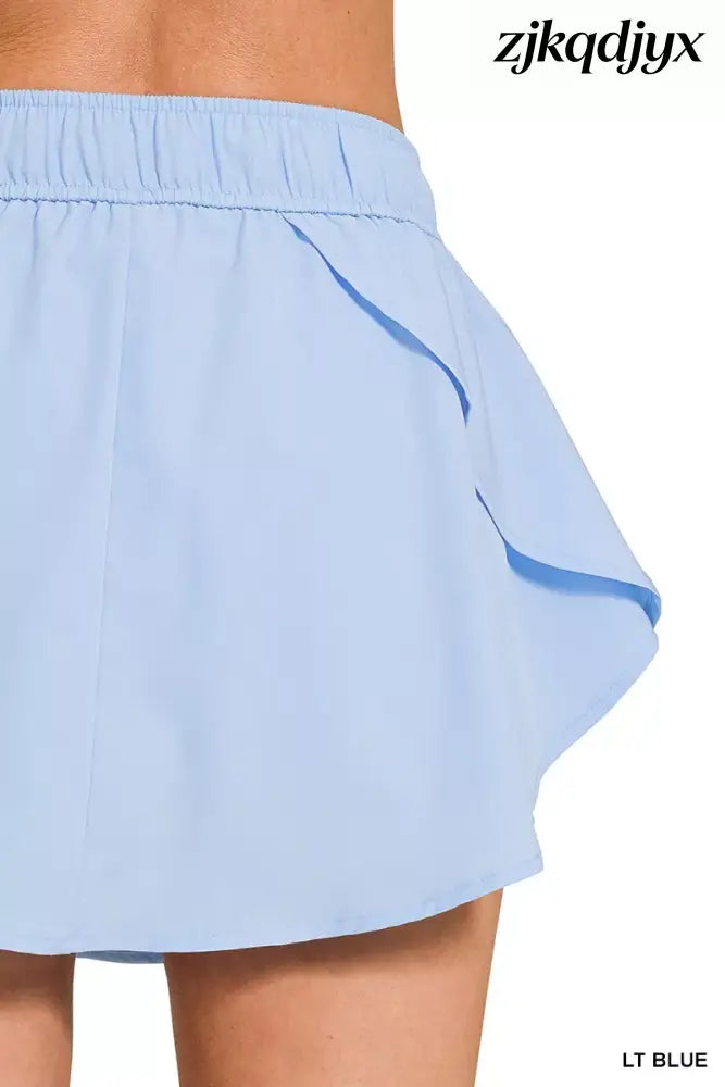 Zenana Active Skort with Pockets