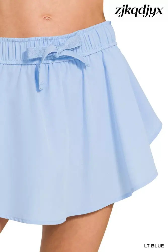 Zenana Active Skort with Pockets